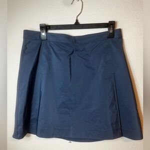 COS Shellpane A-Line Mini Skirt in Blue Size M